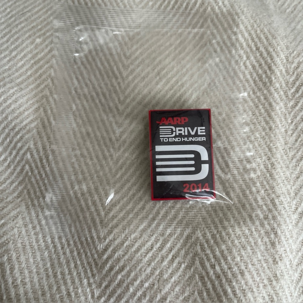 AARP DRIVE TO END HUNGER 2014 Collector Pin NIP. Made in USA
